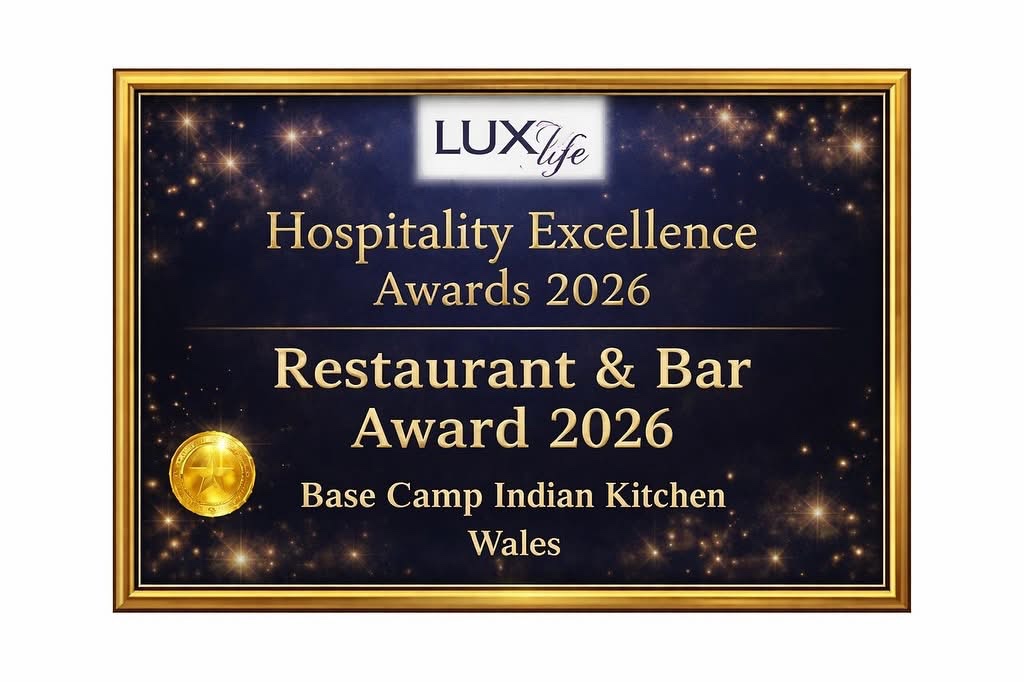 Wales’ Best: Basecamp Indian Kitchen Wins LUXlife Hospitality Excellence Award