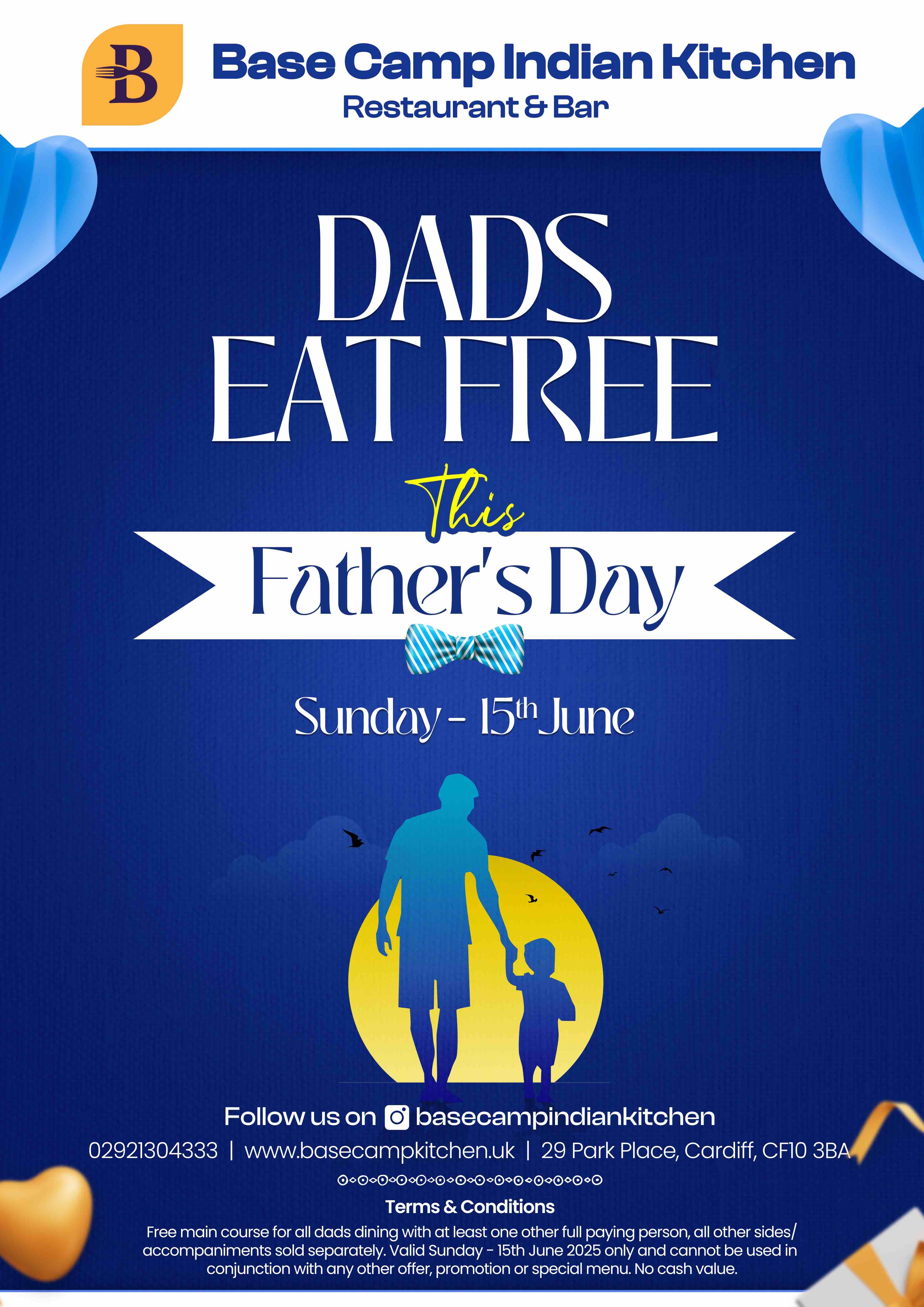 A Special Treat for Dads: DADS EAT FREE
