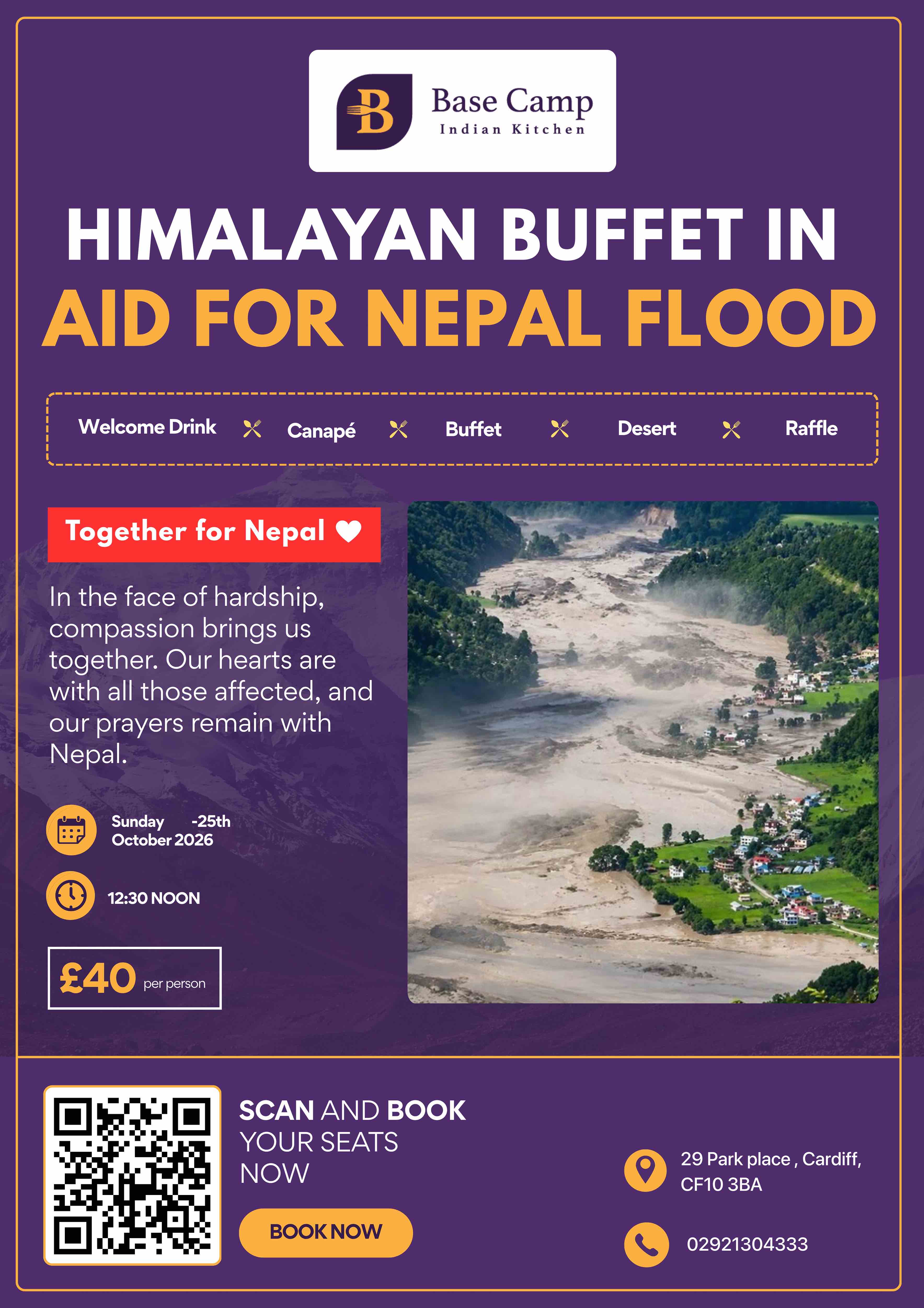 HIMALAYAN BUFFET — AID FOR NEPAL